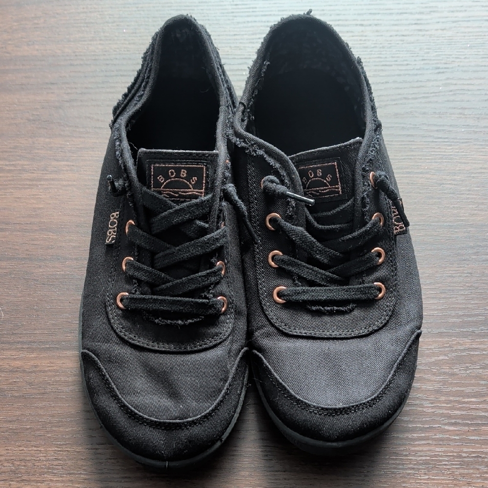 Skechers Women's Black Canvas Sneakers